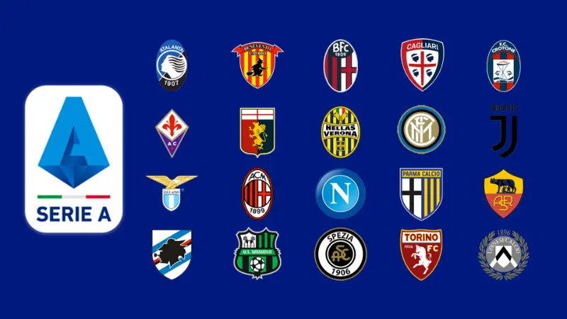 Bóng đá Ý hấp dẫn với 20 đội bóng mạnh nhất